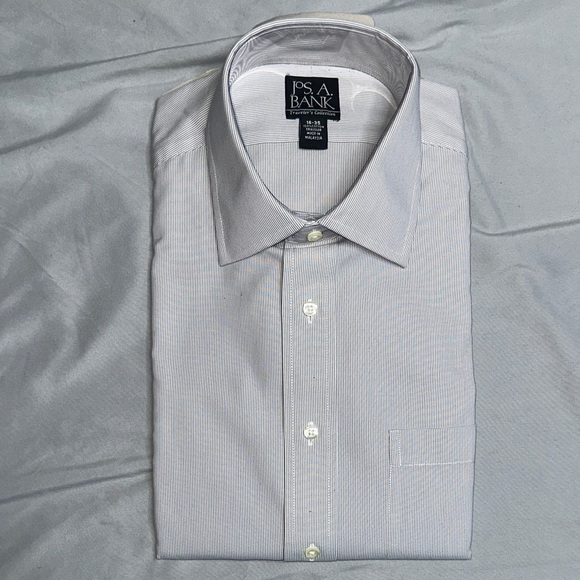 Jos. A. Bank Other - Jos. A. Bank Traveler Collection Men's Light Gray Dress Shirt